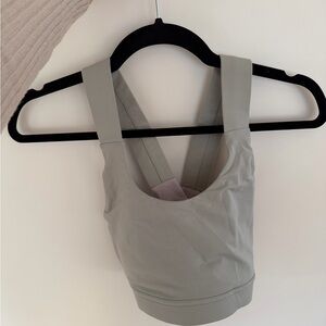 Lululemon Forward Fold Bra, Light Support, C/D Cups, Rhino Grey